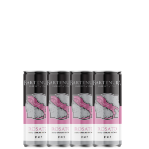 Bartenura Sparkling Rosé (4-Pack Cans)