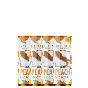 Bartenura Peach Moscato (4-Pack Cans)