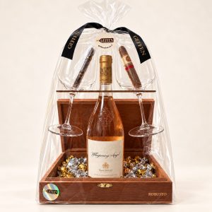 Luxury "Angel" Rosé Gift Box in a Cigar Box